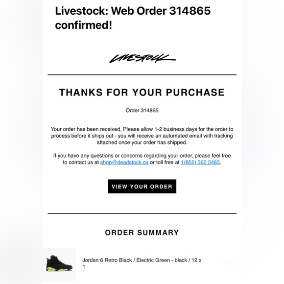 NEW Jordan 6 Retro Electric Green, Men’s Size 12 - Picture 2 of 8